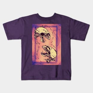 Acid Snake Skulls Kids T-Shirt